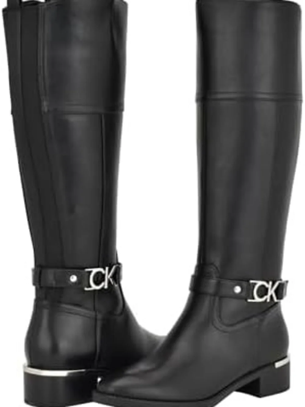 Calvin Klein Women's Daphny Tall Block Heel Boots 9m